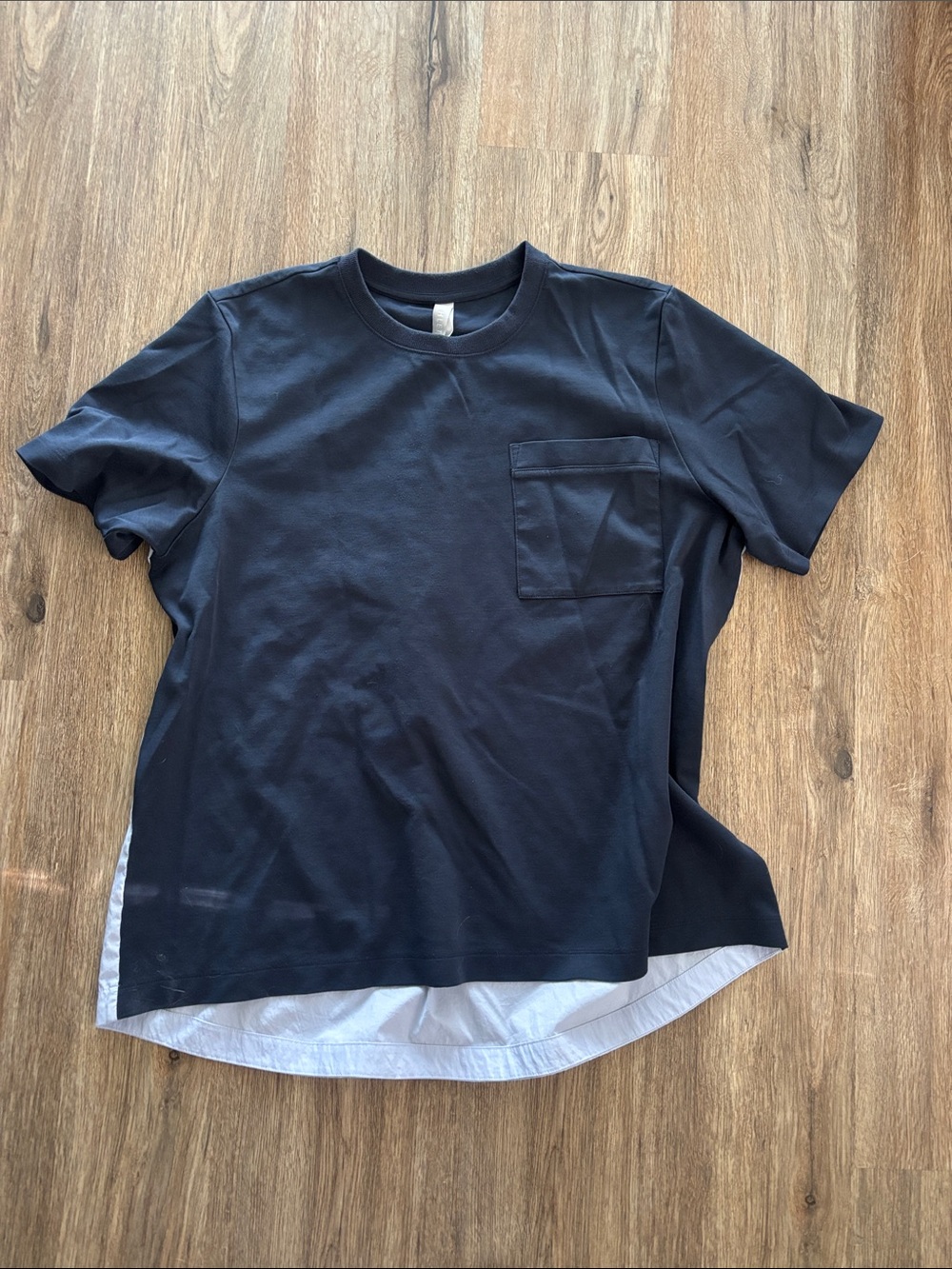 💛2 for $15! Athleta Women's Navy Short-Sleeve Pocket Tee